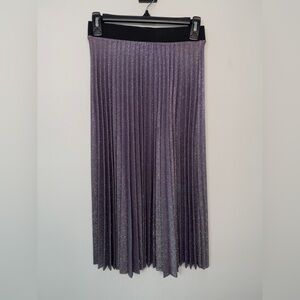 Bershka Shimmering Purple Maxi Skirt